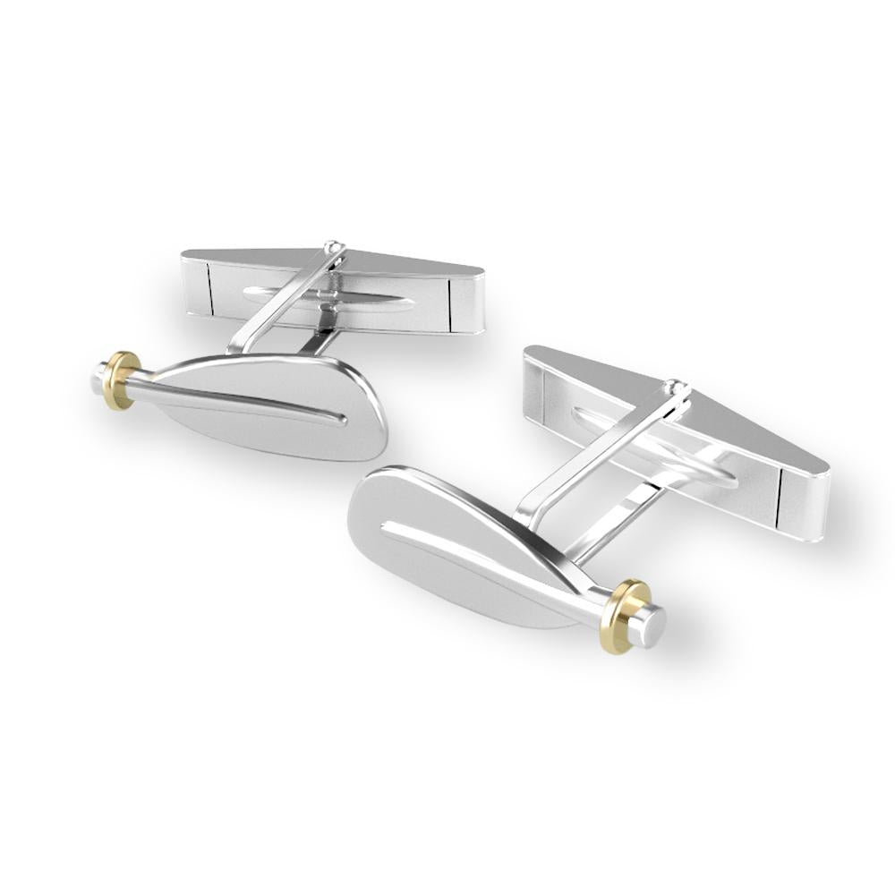 Rounded Vintage Oar Cuff Links