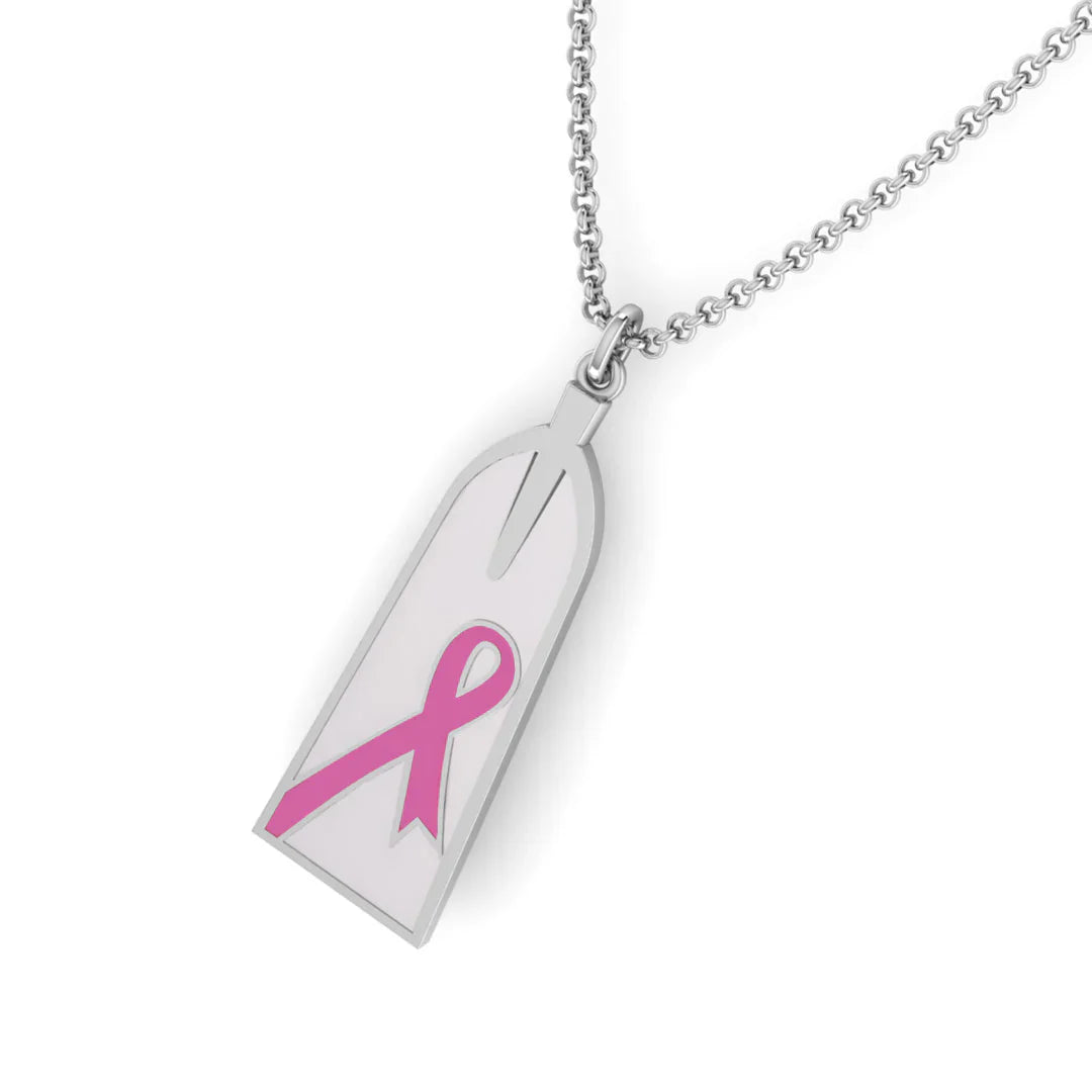 Pink Ribbon Macon Pendant