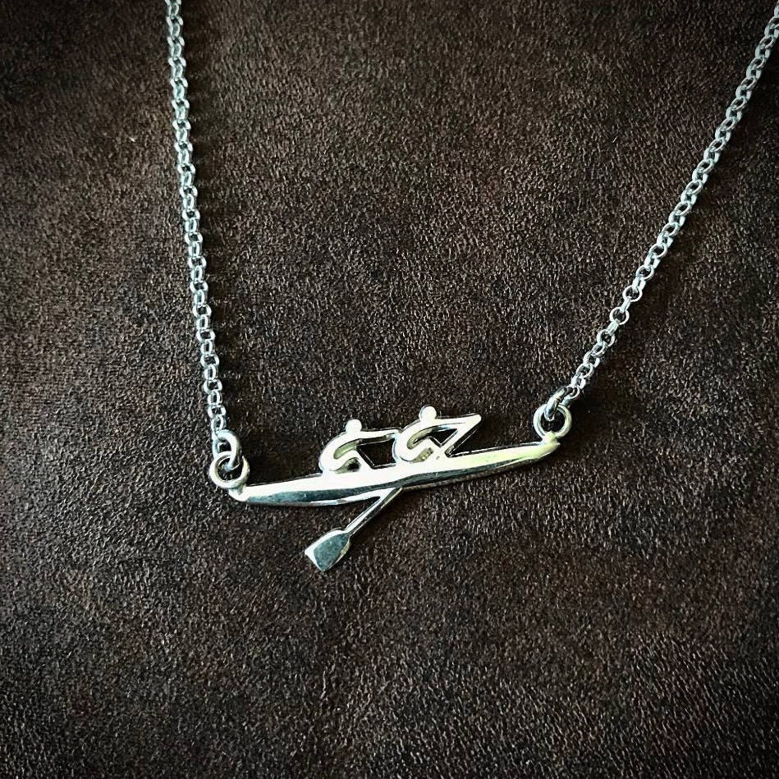 Rowing Pair Necklace